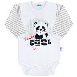 Kojenecké body s dlouhým rukávem New Baby Panda