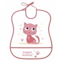 Canpol Babies Plastový bryndák s kapsičkou Cute Animals - Kočička