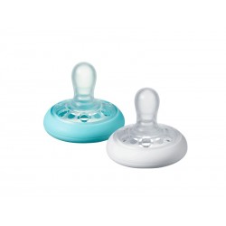 Tommee Tippee Šidítko C2N silikon Natural 2ks 0-6m