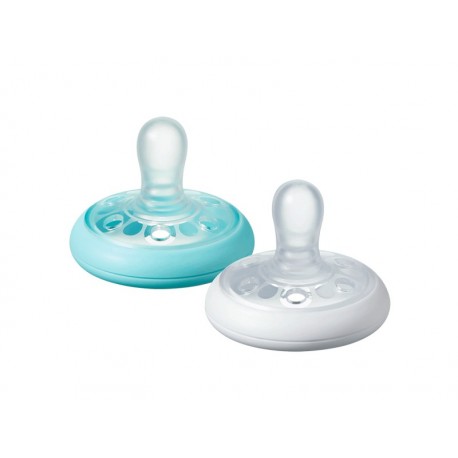 Tommee Tippee Šidítko C2N silikon Natural 2ks 6-18m