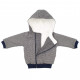Zimní kojenecký kabátek s kapucí Baby Service Retro