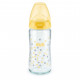Skleněná kojenecká láhev NUK First Choice 240 ml žlutá