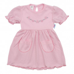 Kojenecké šatičky s krátkým rukávem New Baby Summer dress