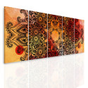 InSmile Vícedílný obraz - Mandala na akvarelu V 150x60