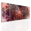 InSmile Vícedílný obraz - Mandala na akvarelu III. 150x60