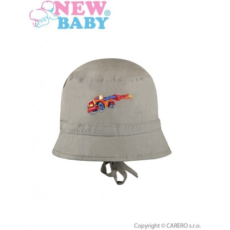 Letní dětský klobouček New Baby Truck zelený
