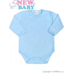 Kojenecké body celorozepínací New Baby Classic modré