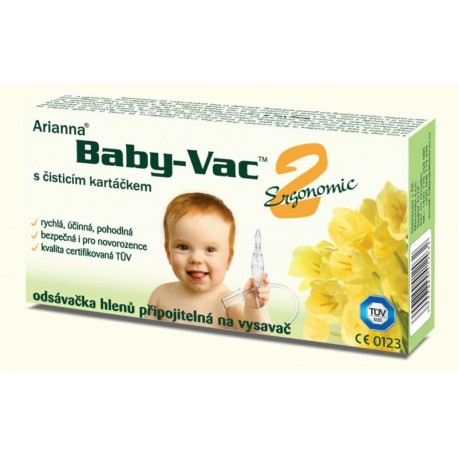 Arianna Kojenecká odsávačka hlenů - Arianna Baby-vac 2 s čisticím kartáčkem