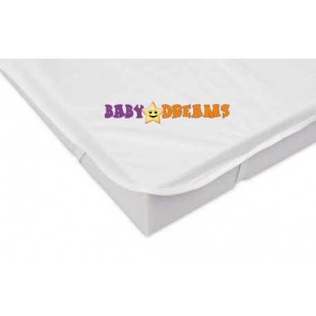Baby Nellys Chránič matrace 180x90, bílý - kolekce Baby Dreams