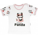 Mamatti Bavlněné tričko Panda - krátký rukáv, roz. 80