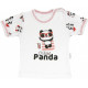 Mamatti Bavlněné tričko Panda - krátký rukáv, roz. 80