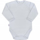 Kojenecké body s dlouhým rukávem New Baby Pastel šedé