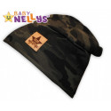 Bavlněná čepička Army Baby Nellys ® - zelená, 48-52