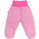 Kojenecké polodupačky New Baby Classic II s růžovými pruhy