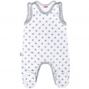 Kojenecké dupačky New Baby Classic II šedé s hvězdičkami